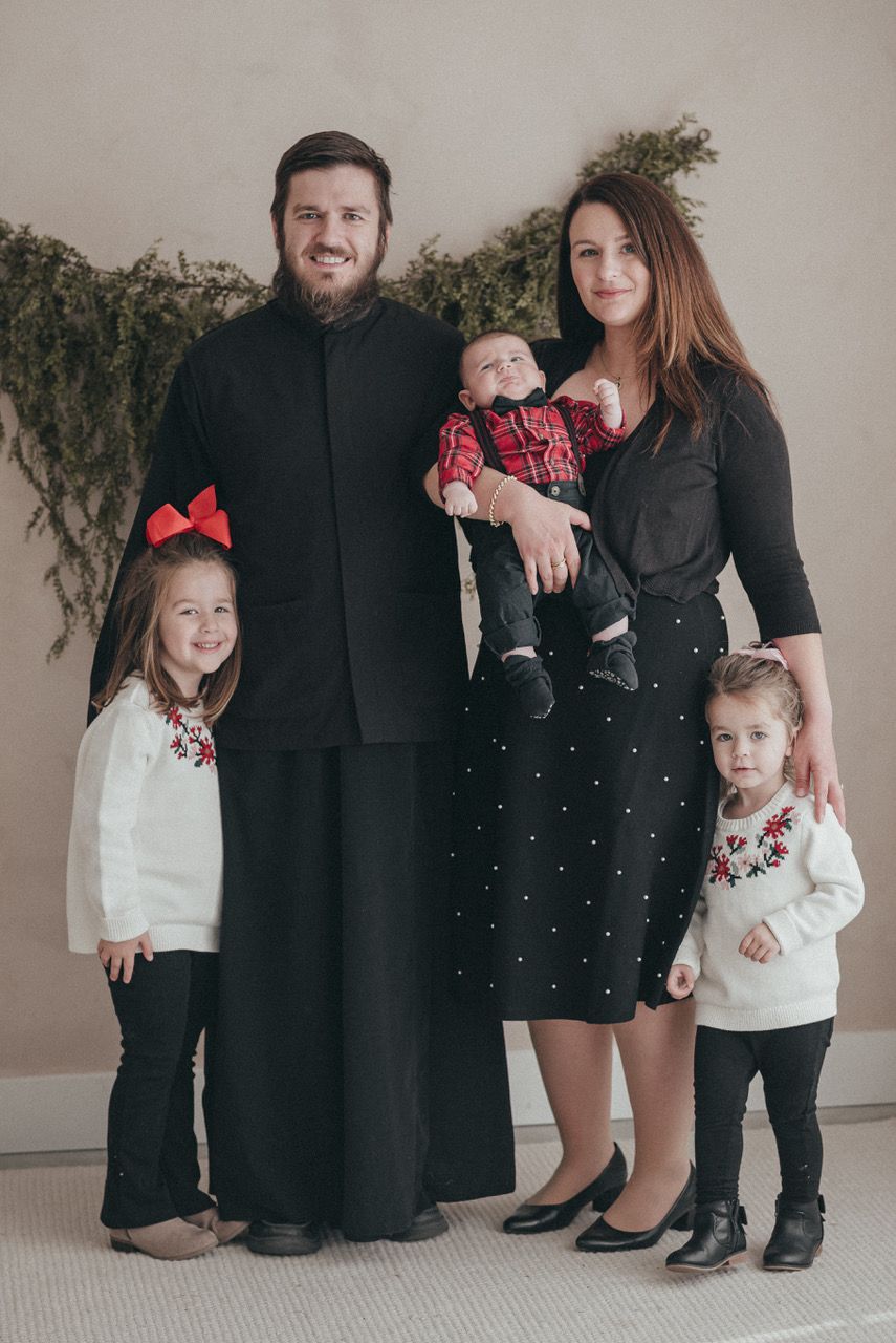 Father Theodore with his family