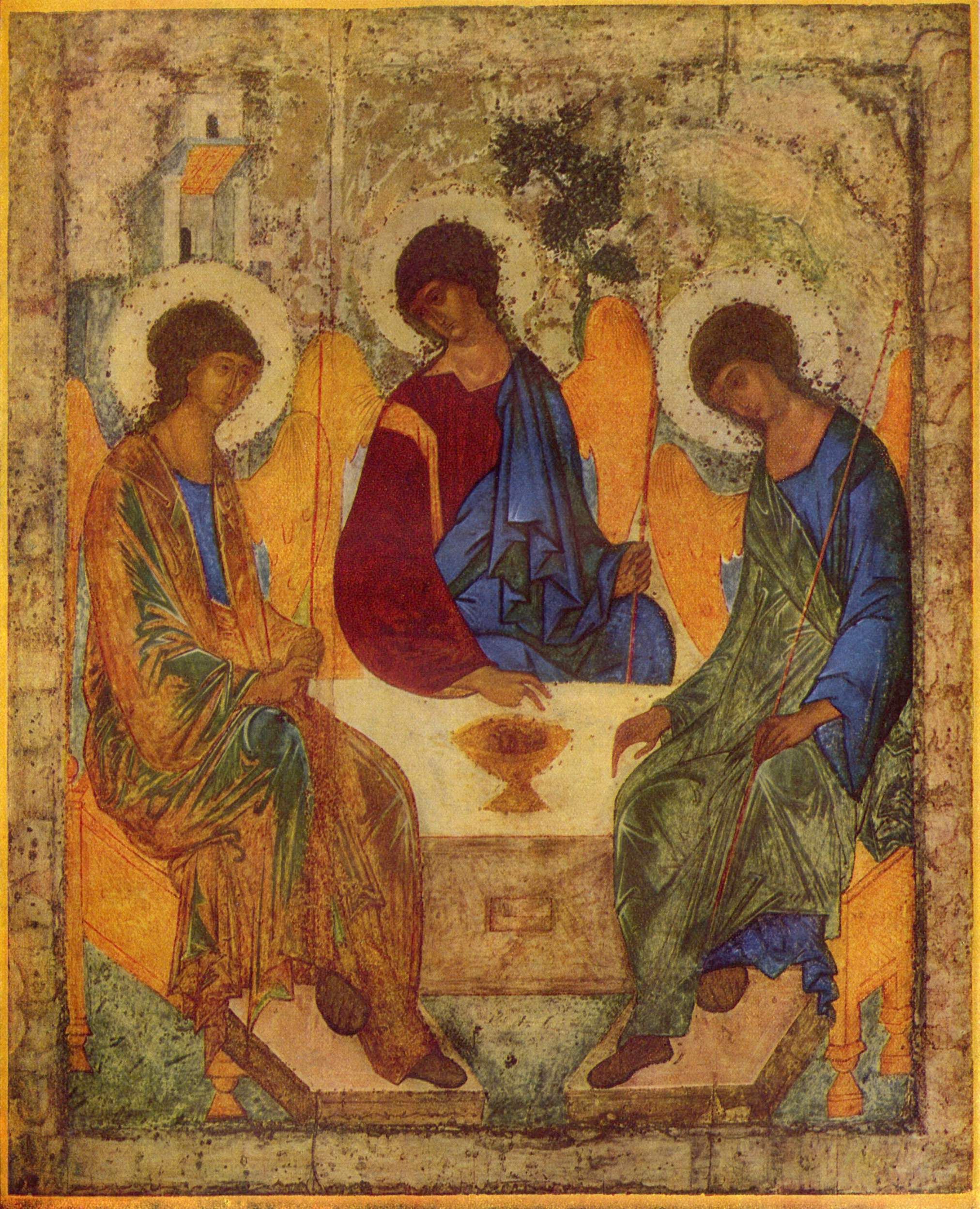 An icon of the Holy Trinity